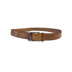 Magnanni Men’s Tan Leather Belt – Size 34, Handcrafted in Spain, Classic Western